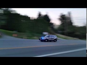 Washington State Patrol Target Zero Unit Responding Code 3 to a Call 10/22/2015