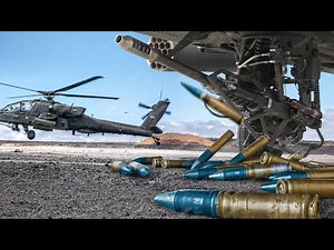 US AH-64 Apache Complete Powerful Weapons Systems Loading and Testing