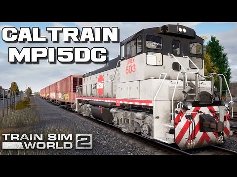 Caltrain MP15DC Diesel Switcher Train Sim World | Introduction To The Caltrain MP15DC