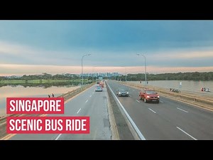 🇸🇬 Enjoying One of the Most Scenic Bus Rides in Singapore | Singapore Bus Route 117 [4K HDR]