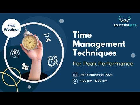 Time Management Techniques for Peak Performance