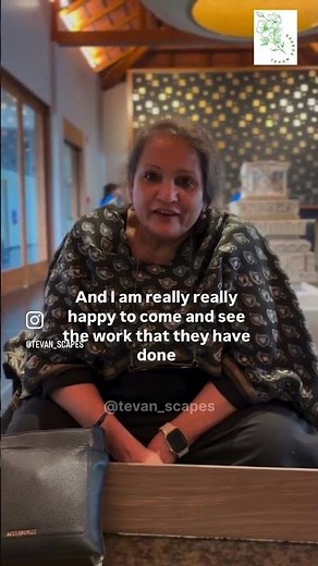 Mrs Savitha Punde, Founder of Design Cell Landscape Architects Firm-Feedback #hiltonhyd #tevanscapes