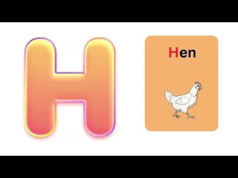 ABC Flashcards for Kindergarten | Alphabet Words A to Z | ABC Learning for Toddlers | Preschool ABCD