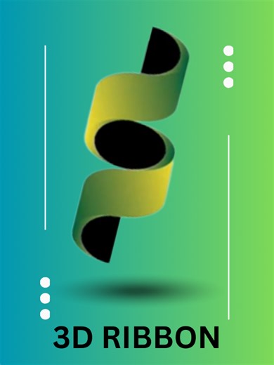 How to Create 3D Ribbon in Adobe Illustrator #adobeillustrator #3dribbon #graphicdesign #vectortutorial #designtok #learnontiktok #designhack #illustrator #creativeprocess #logodesign #fyp #foryou #for #you #trend #3d #ribbon #vector #Quirky #Graphic #Academy