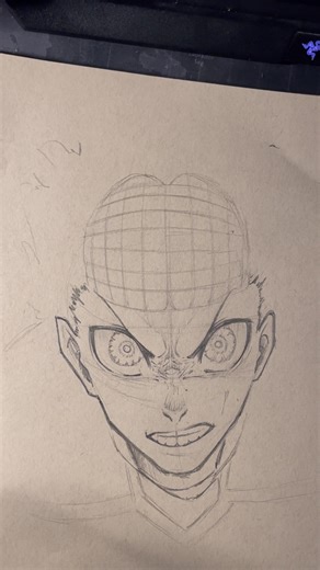 Drawing Isagi Part 1 Process | Blue Lock Manga Fan Art