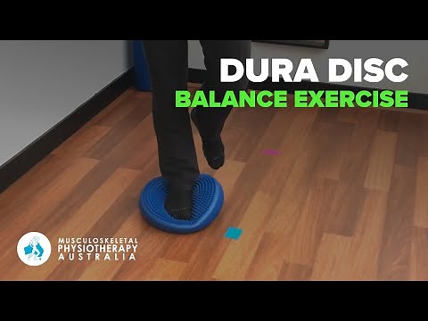 Dura Disc Balance Exercise