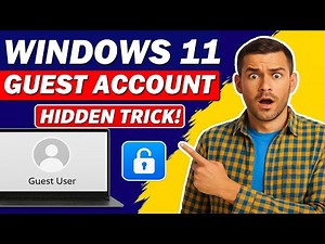 Create a Guest User with Command Prompt Like a PRO