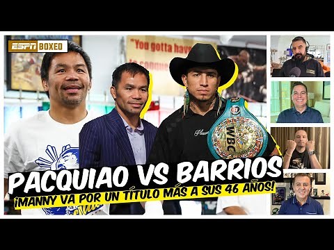 PACQUIAO REGRESA al ring sus 46 años, ¿una VICTORIA traerá la revancha con Mayweather? | ESPN Boxeo