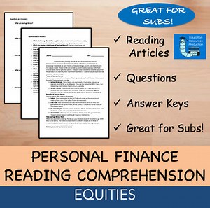 Equities - Personal Finance & Economics - Reading Comprehension
