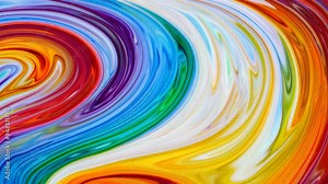 abstract a lively array of colorful swirls and fluid patterns. Vivid reds, blues, greens, yellows, and whites intertwine, forming a and dynamic composition.