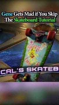 Gene Gets Mad if You Skip the Skateboard Tutorial #shorts #highonlife2