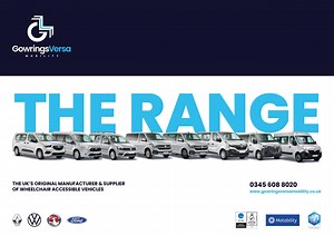 Wheelchair Accessible Vehicle Range | GowringsVersa Mobility