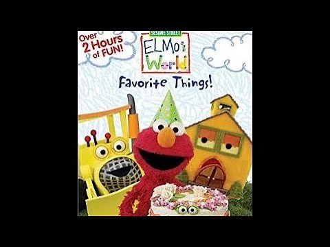 Elmo's World: Favorite Things (2012 DVD)