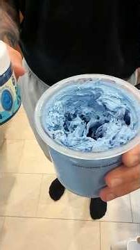 Elavi blue vanilla cashew protein ice cream review 👀🍨 #icecream #ninja