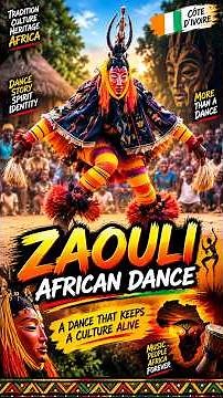 🔥 THE MASKED DANCE THAT DEFIES GRAVITY Zaouli African Dance 🌍🎭