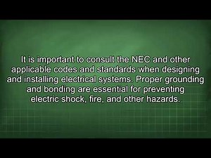 Grounding Bar Bonding Requirements Explained Simply