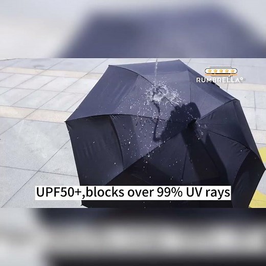 Golf Umbrella Windproof Double Canopy UV Umbrella UPF 50+ Auto Open.