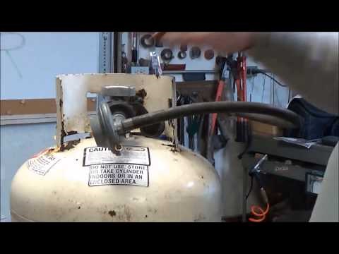 how I clean a propane tank before cutting DON'T TRY THIS AT HOME