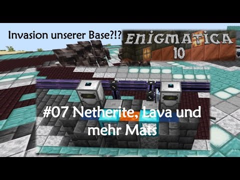 Minecraft Enigmatica 10 #07 Actually Additions Lava Factory, unendlich Netherite & mehr Blöcke