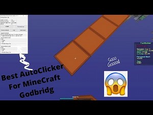 Best auto clicker for MineCraft(GodBridging,MoonWalk...)+voice reveal!!!