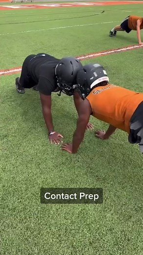 “Contact Prep before our scrimmage!” (via Coach_Warford/TW) #highschoolfootball #drill #coaching #coachtools