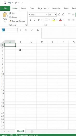 Excel Screen Explained | Cell, Address & Formula Bar
