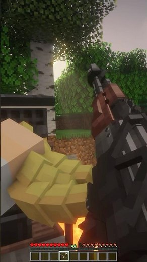 【TaCZ】バ ナ ナ ！ ！ ！#ネタ #minecraft #shorts #YouTuber #銃mod #マイクラ #gunmod