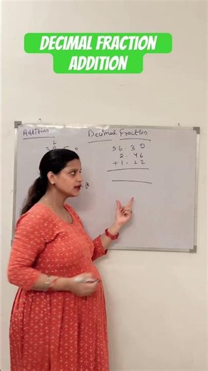 Decimal fraction for class 5th6th7th,addition, the maths galaxy,Vandana mam, #arithmetic #math
