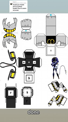 Murder Drones Papercraft: Create Intricate Paper Models