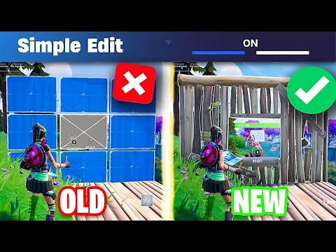 Simple Edits make Editing Easy! How to Enable & Use Simple Edits AND Why They are Good for Fortnite!