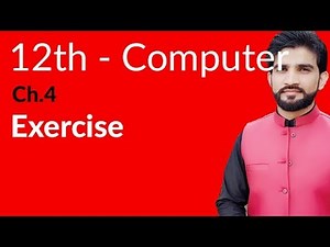ICS Computer Part 2- Ch 4 - Data Integrity and Normalization Exercise - Inter Part 2 Computer