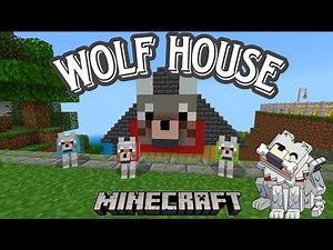 Minecraft: Wolf house build 🐺🏡