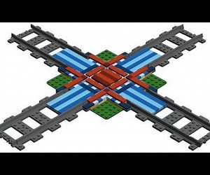 Lego Train Cross (X-Cross Track)