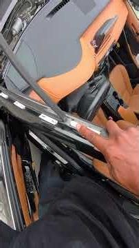 How to trim down auto glass glue #autoglass