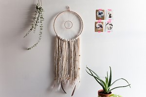 Traumfänger basteln - DIY Anleitung und 15 Ideen für verschiedene Muster