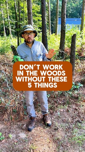 What’s your go-to gear for clearing brush? 🪓🌿Here are my top 5 essentials every time I tackle heavy brush cleanup:🧤 Solid leather gloves to keep my hands safe👓 Eye protection – you never know what’ll fly up👖 Long sleeves & pants to avoid scrapes🥾 Steel toe boots – trust me, your toes will thank you🦟 And bug spray! I use herbal armor to keep the bites awayAfter getting too many chigger bites over the years, I never skip these. 😅👉 What do you always bring when cleaning up brush? Share bel