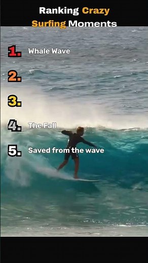 Ranking When surfing gets absolutely wild #extreme #waves