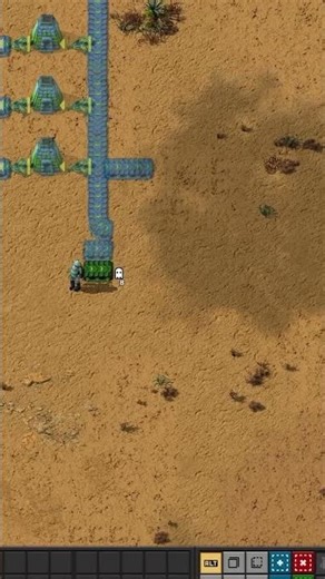 Copper Smelting Blueprint #factorio #gameplay #krastorio2