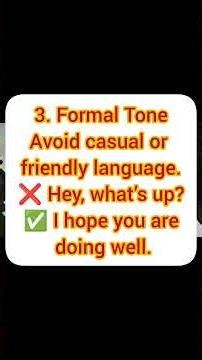 Formal letter Rules & examples. #letter #formal #learnenglish #application #fyp #food