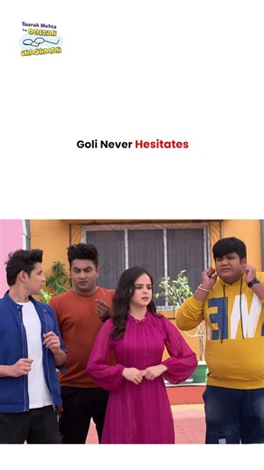Goli Never Hesitates ! #tmkoc #funny #jethalal #daya #shortsfeed