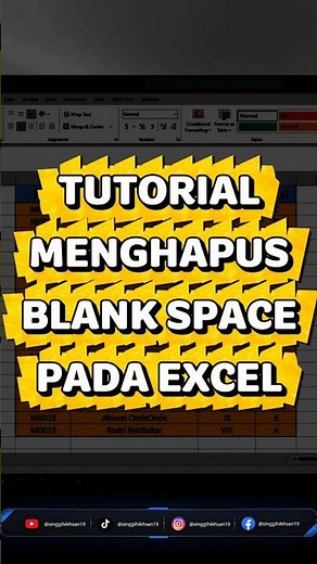 Tutorial on How to Remove Blank Spaces in Excel