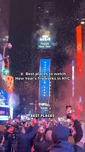 NYC fireworks = the perfect way to start the year 🎆 Where would you watch them from? Photo kamacentralpark | New York Times Square