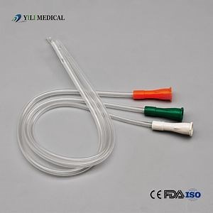 [Hot Item] Medical Supply Tiemann Urethral Catheter PVC Latex Disposable PVC Urine Catheter