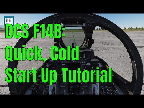 F14 B Tomcat Startup Sequence - Quick and Easy | DCS World Tutorial