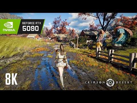 RTX 5090 Pushes Crimson Desert to 8K (Insane Graphics)