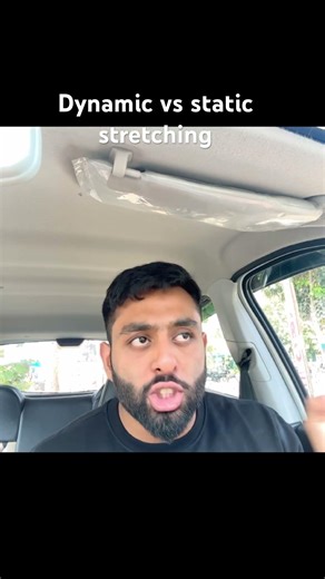 Dynamic vs static stretching