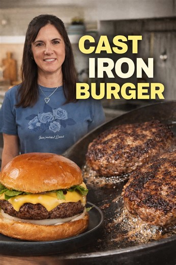 Delicious Cast Iron Skillet Burger Recipe