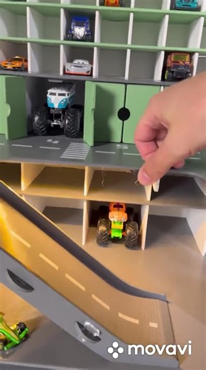 Personalized Toy Garage for 1/64 and 1/32 Scale Toy Cars, Toddler Boy Gift With Road, Ramp, Doors, Gates, Markings, and Car Wash - Etsy UK