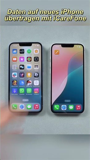 Daten auf neues iPhone übertragen mit iCareFone #datenübertragen #shorts