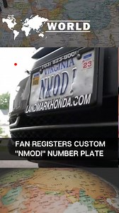#FPReels: A fan of Indian #PMModi’s in #Maryland in the U.S. gets a customised number plate fashioned after his name. Modi’s Indian-origin fan in the U.S. registers car number plate that says “#NModi”. The fan says that PM Modi “inspires him to do something good for the nation”. The fan speaks to the media and flaunts his custom “Modi” number plate ahead of the Indian PM’s U.S. visit. | Firstpost